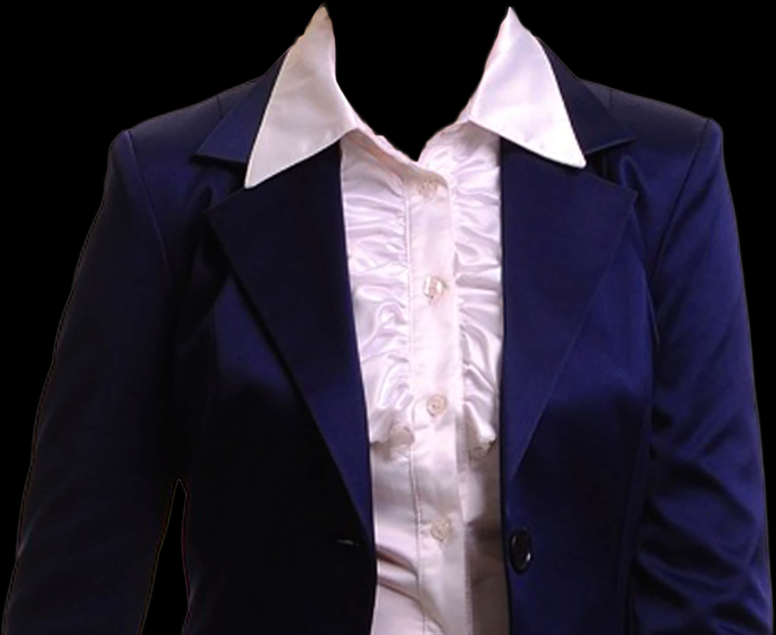 Elegant Navy Suit Formal Attire