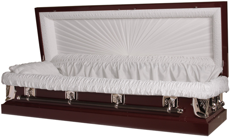 Elegant Open Coffin