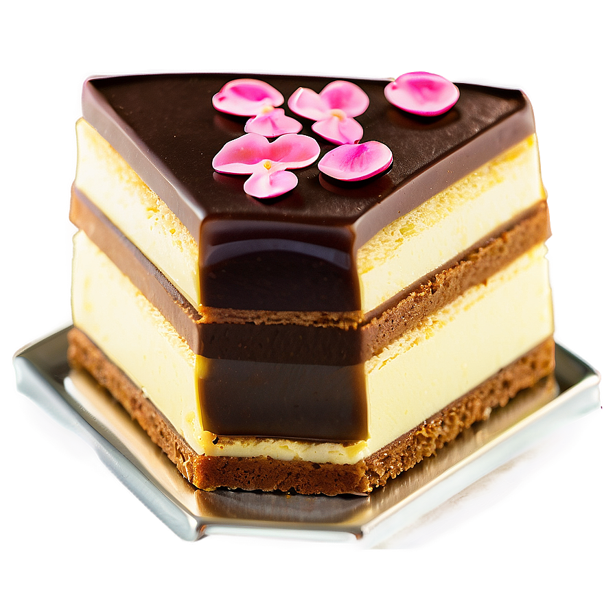 Elegant Opera Cake Png Swe