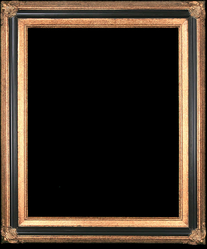 Elegant Ornate Golden Frame