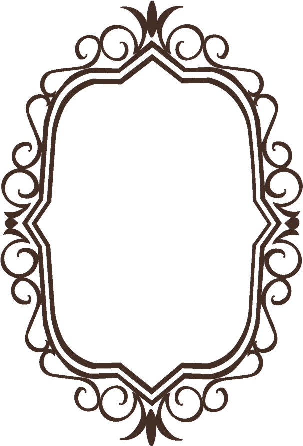 Elegant Oval Frame Design