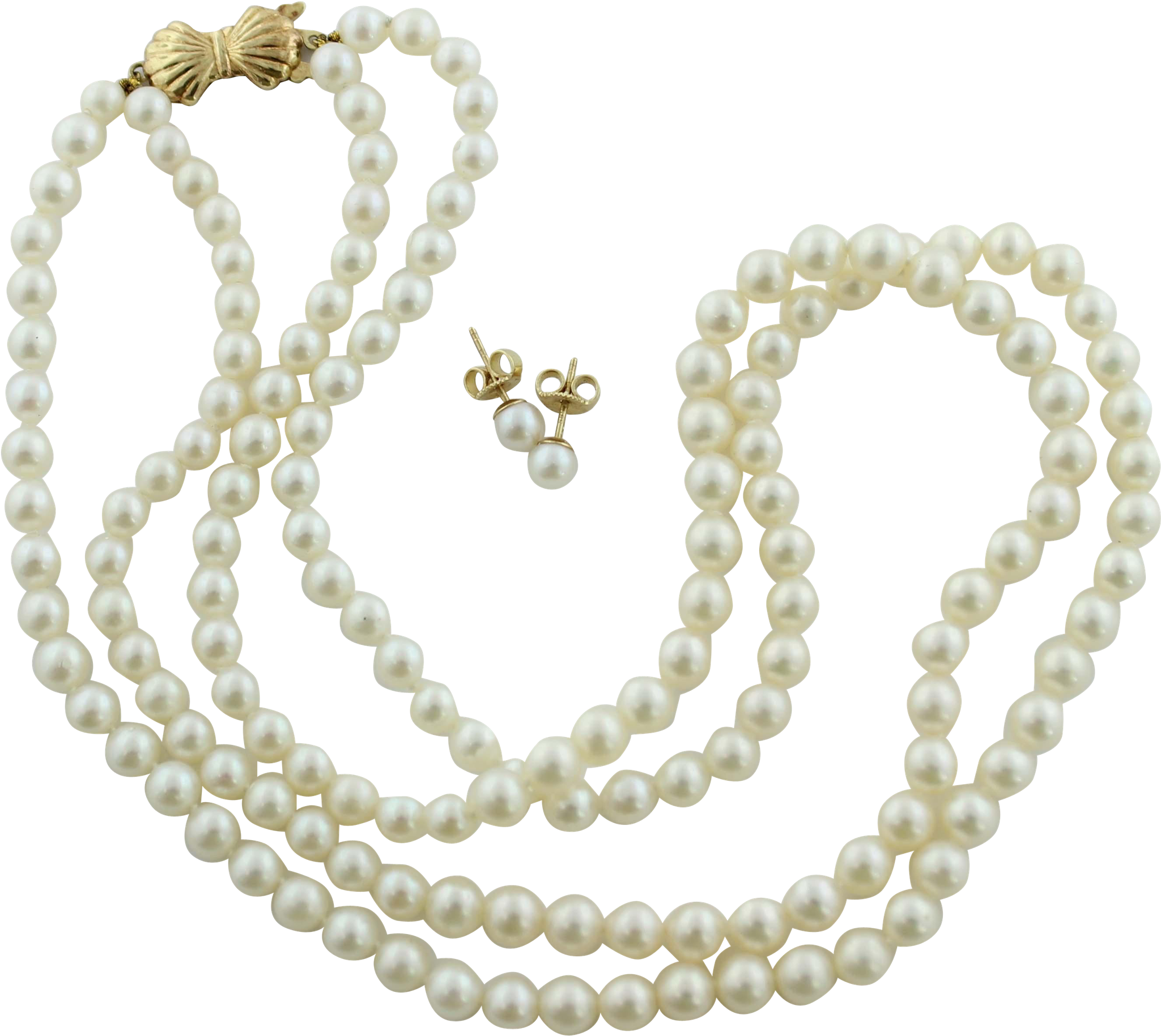 Elegant Pearl Jewelry Set