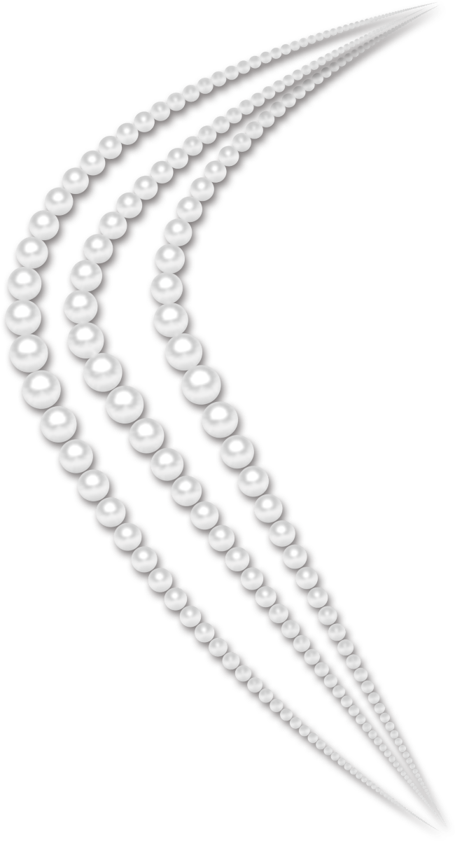 Elegant Pearl Necklaces Graphic