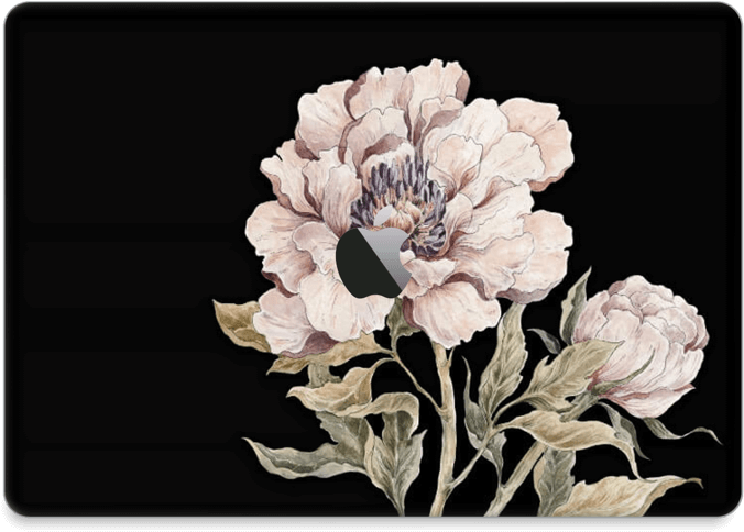 Elegant Peony Illustration