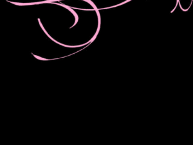 Elegant Pink Flourish Corner Design