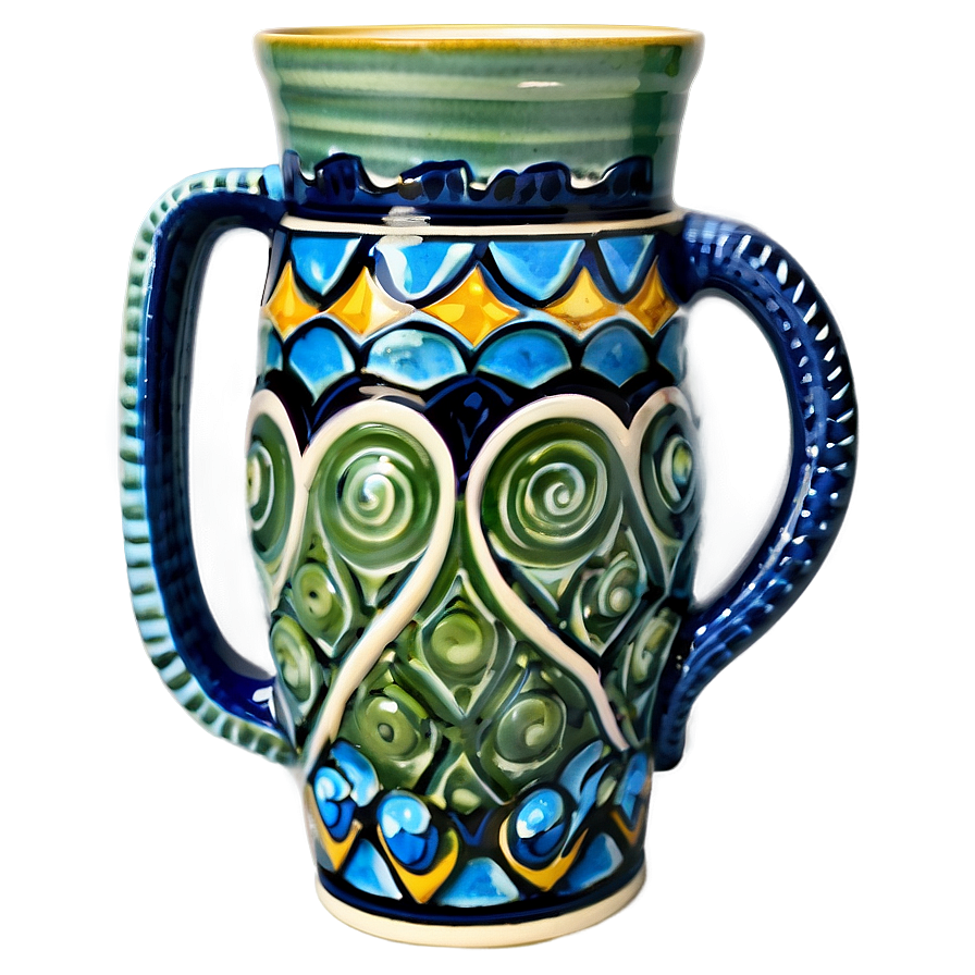 Elegant Pottery Mugs Png 06132024