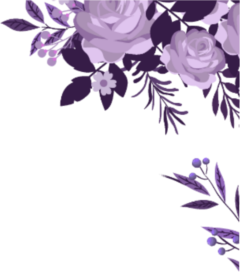 Elegant Purple Floral Design