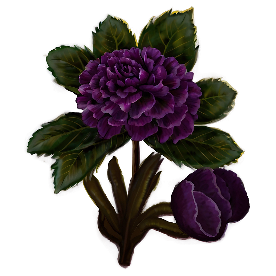 Elegant Purple Flower Png 88