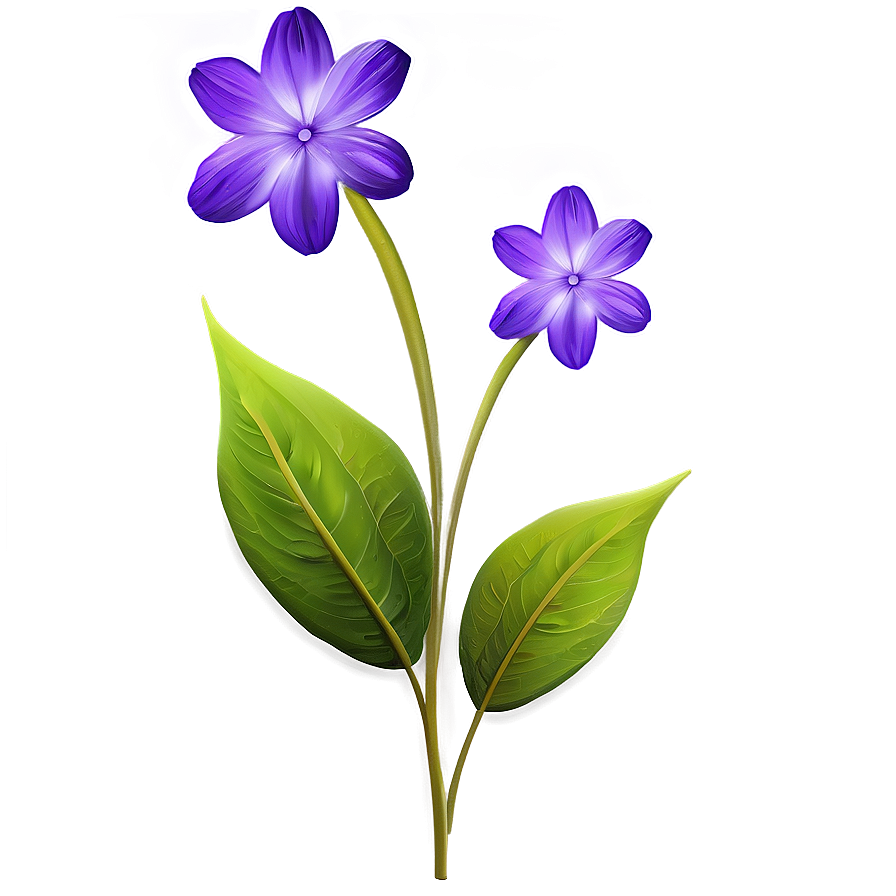 Elegant Purple Flower Png Rff