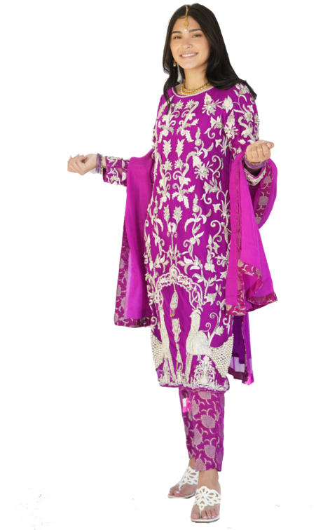 Elegant Purple Salwar Suit Model