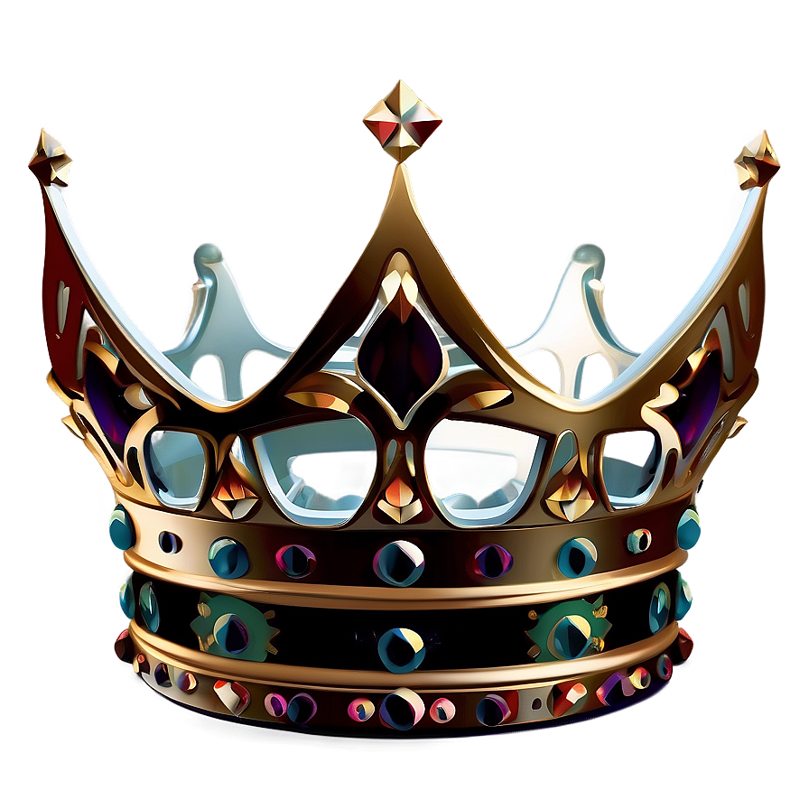 Elegant Queen Crown Silhouette Png Awm