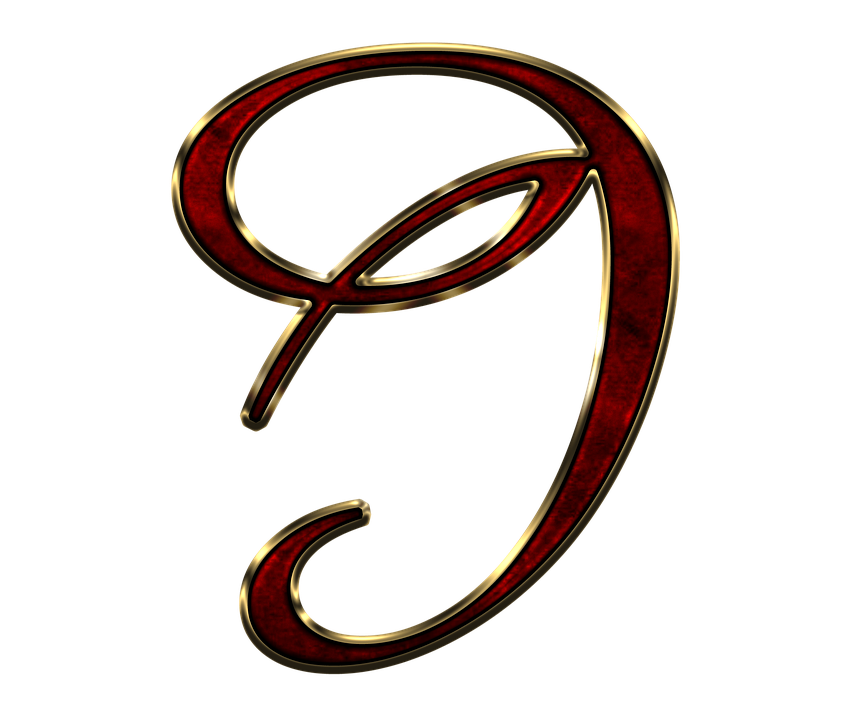 Elegant Red Letter Q