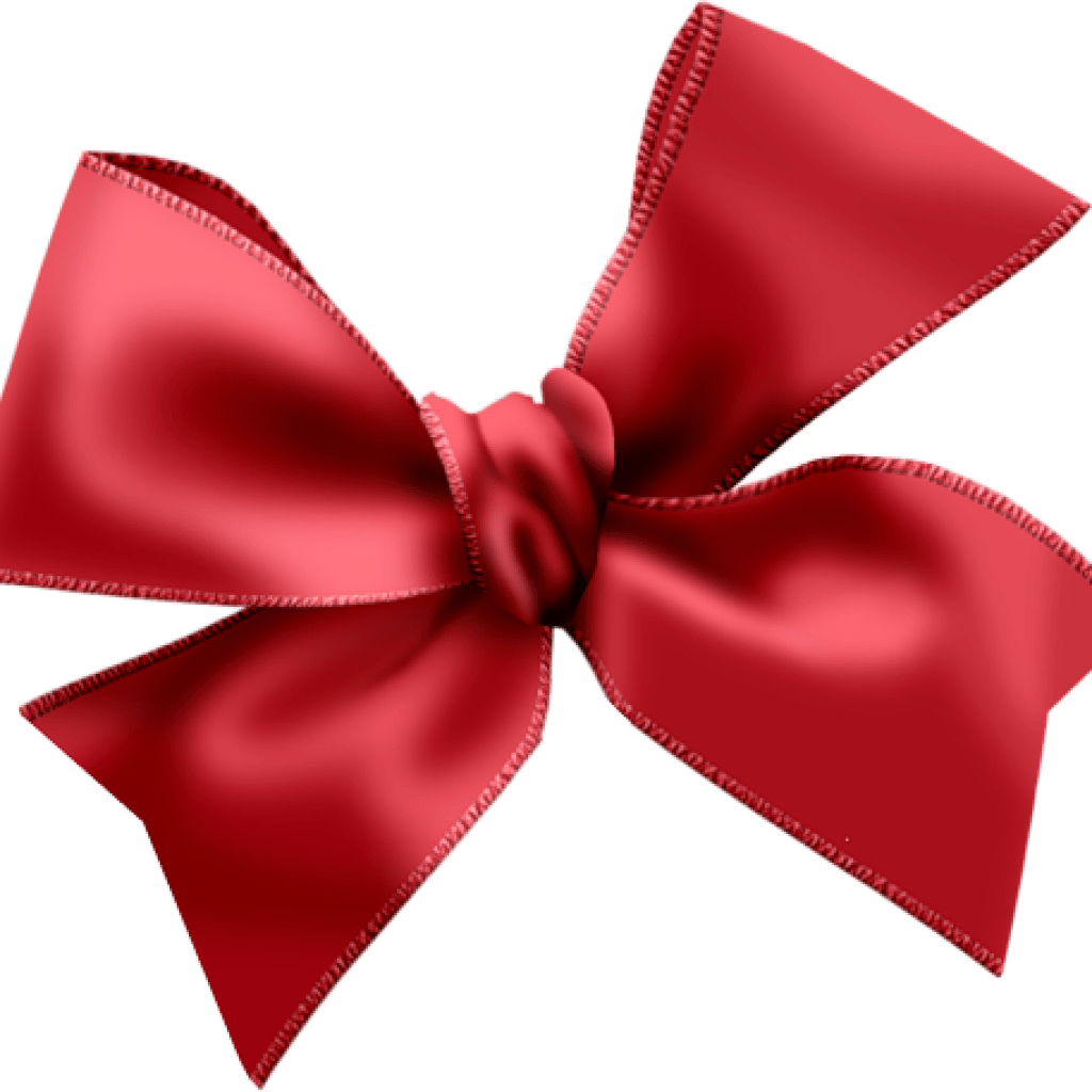 Elegant Red Satin Bow