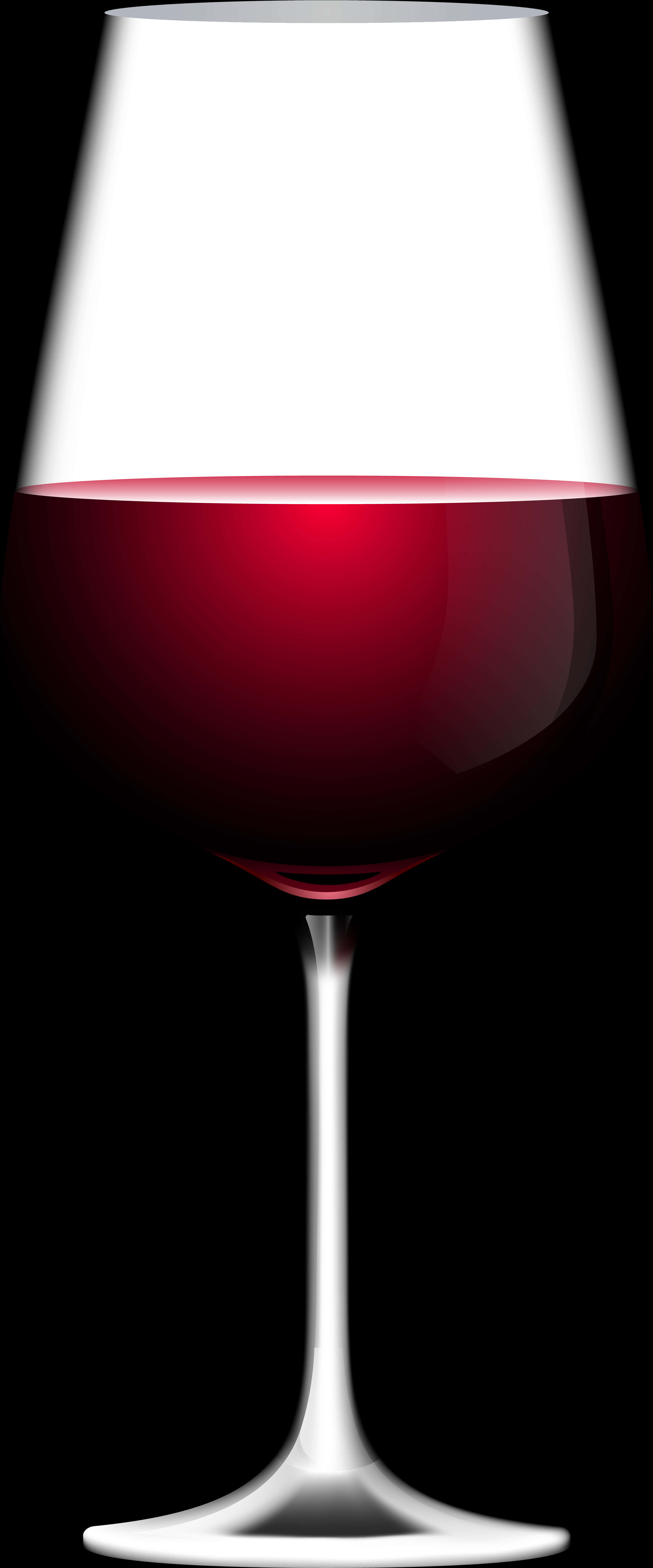 Elegant Red Wine Glass