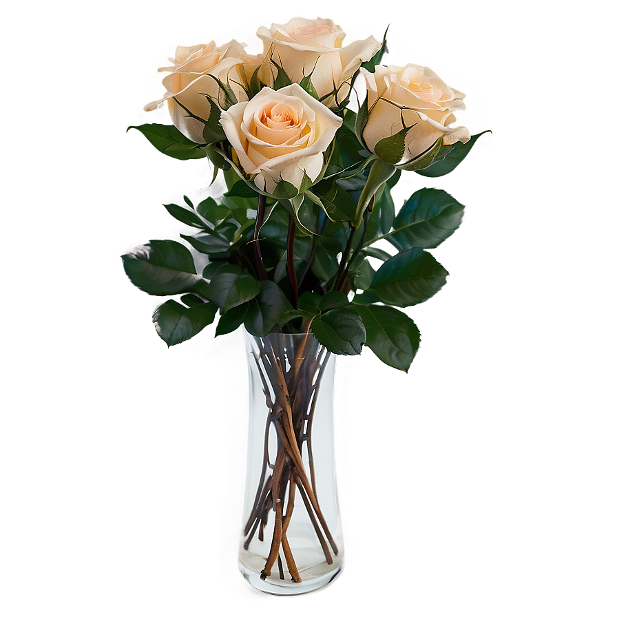 Elegant Roses Arrangement Png Sdl