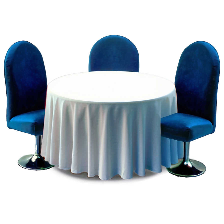 Elegant Round Table Setup Png Byw