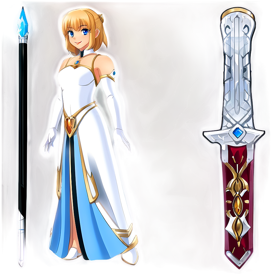 Elegant Saber Princess Png 06242024