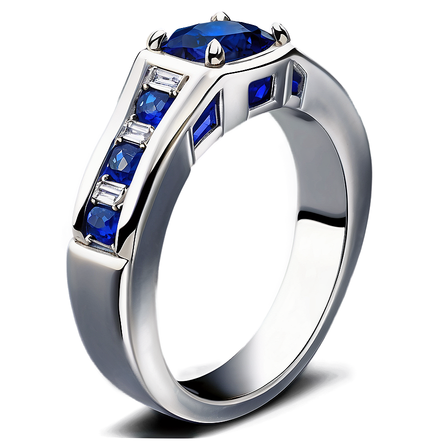 Elegant Sapphire Ring Png 06252024