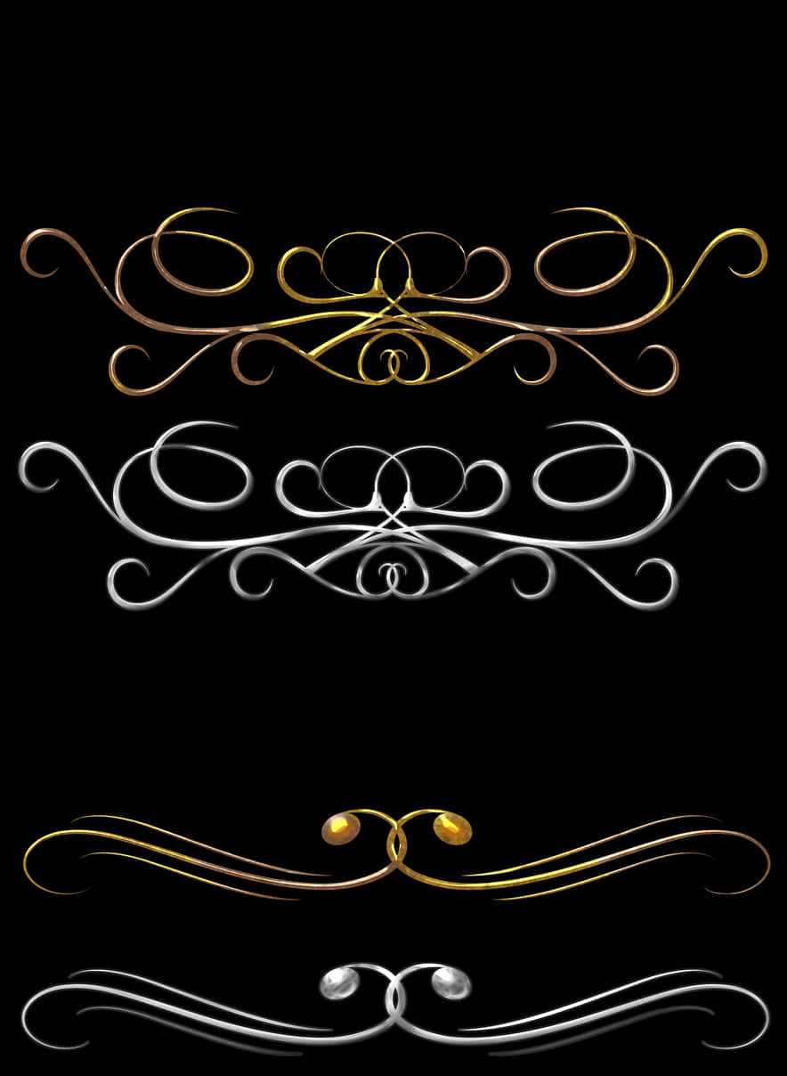 Elegant Scroll Corner Designs