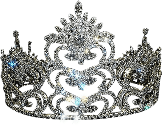 Elegant Silver Queen Crown