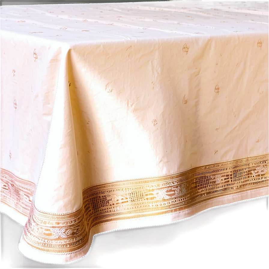 Elegant Table Cloth Png Mjt