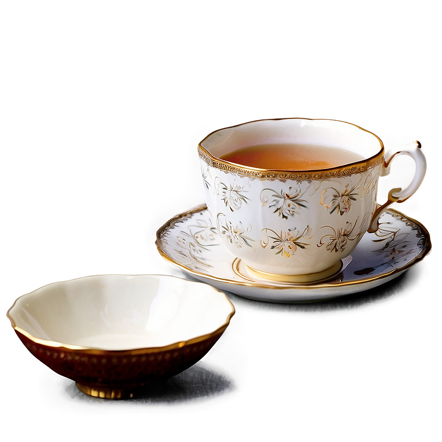 Elegant Tea Cup Png 05242024