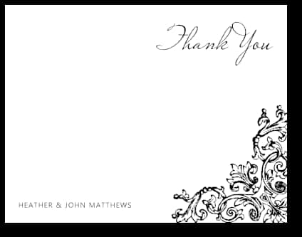 Elegant Thank You Card Design