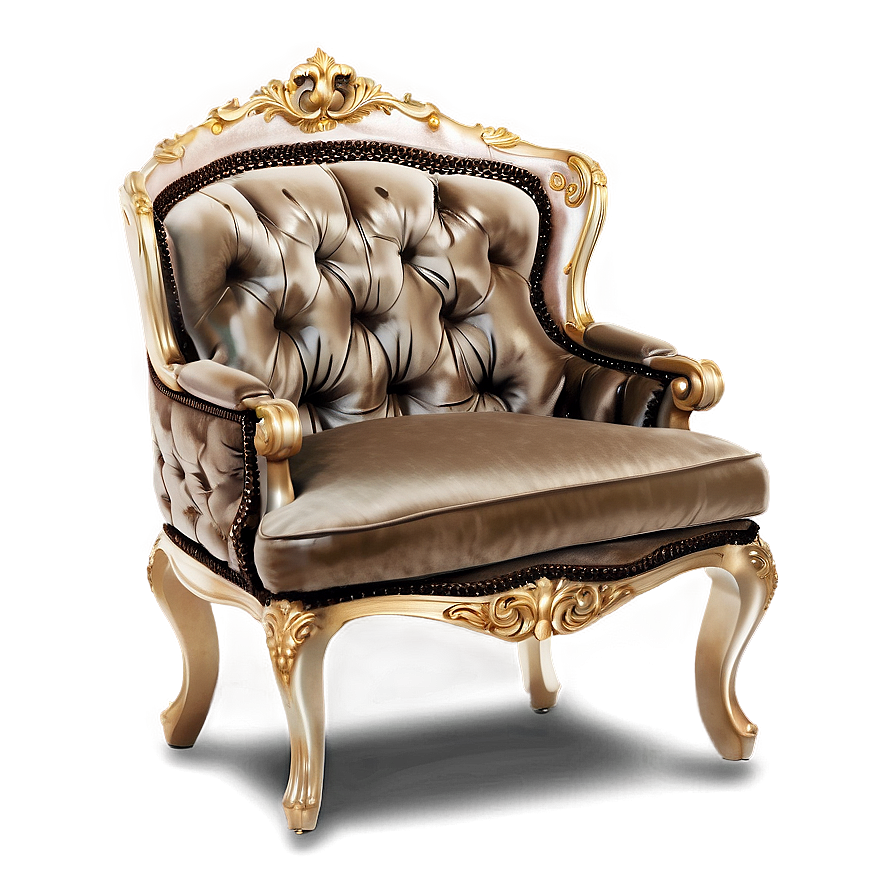 Elegant Velvet Armchair Png 06262024