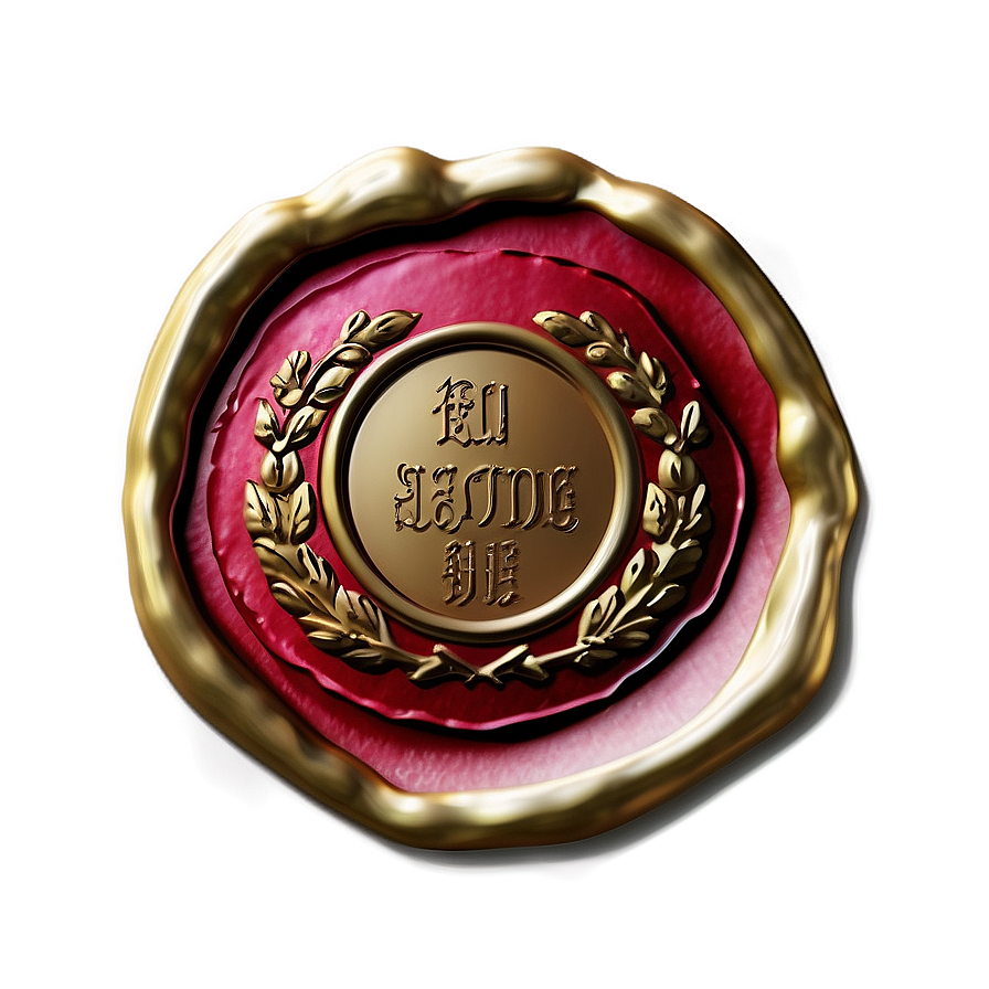 Elegant Wax Seal Png Vvp30