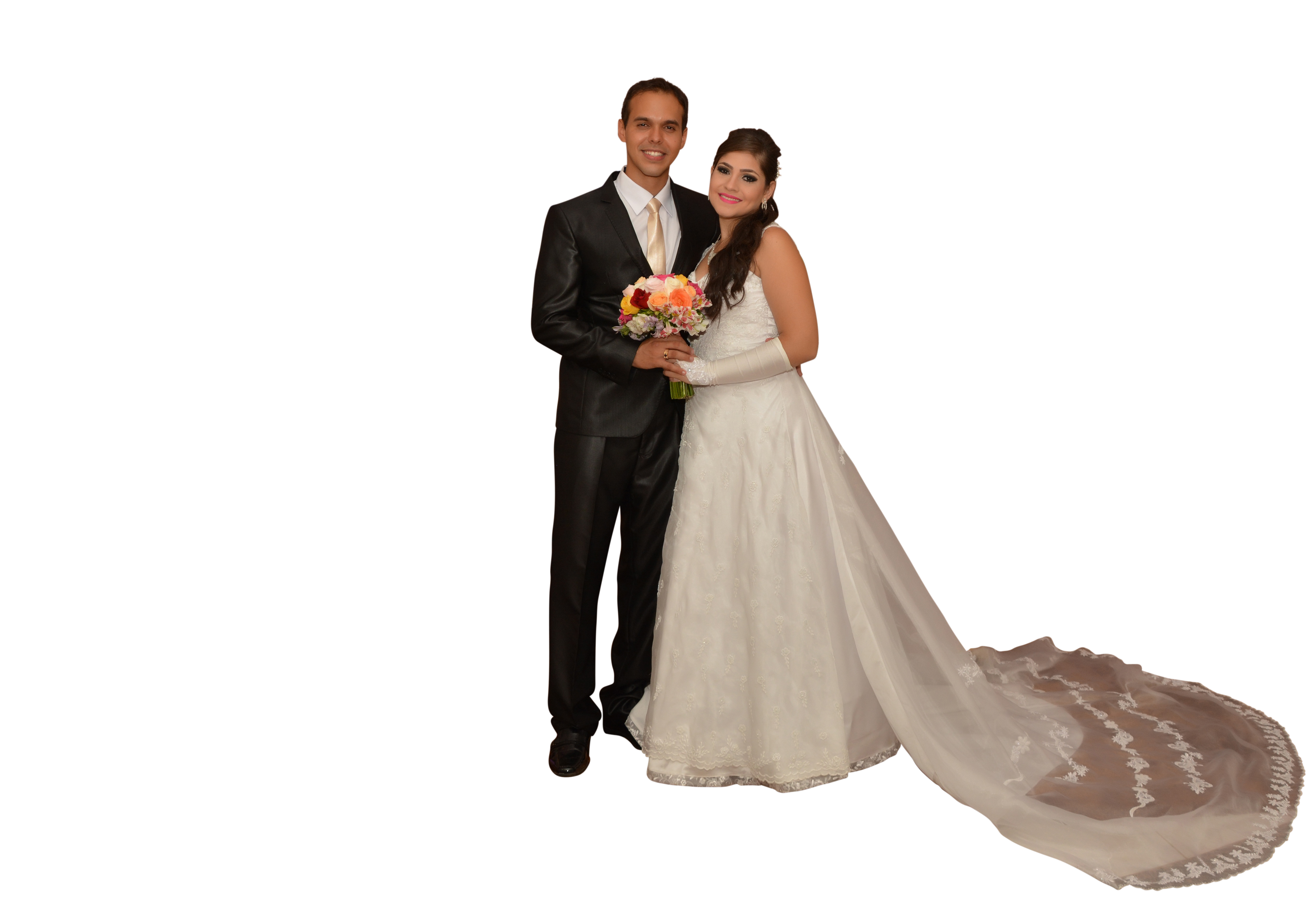 Elegant Wedding Couple Portrait