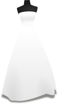 Elegant Wedding Dress Graphic