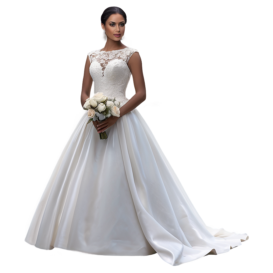 Elegant Wedding Dress Png 83