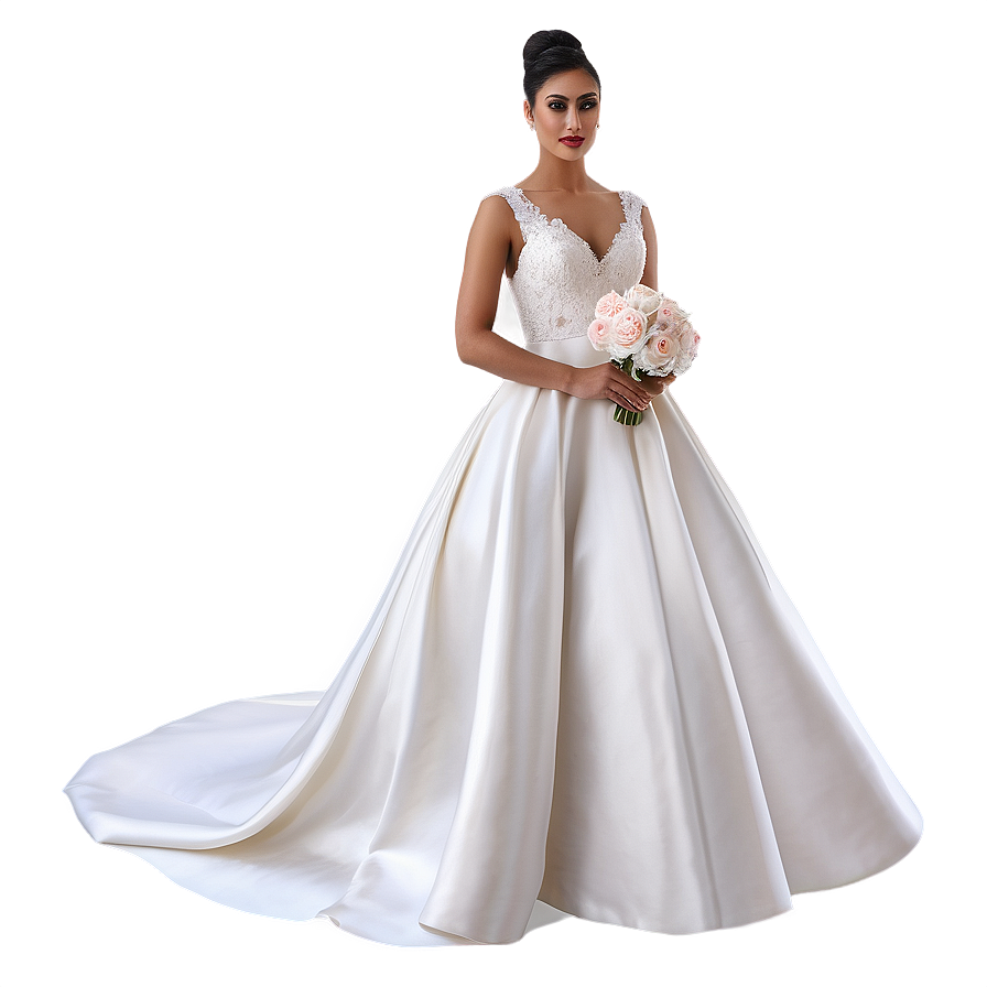 Elegant Wedding Dress Png 97