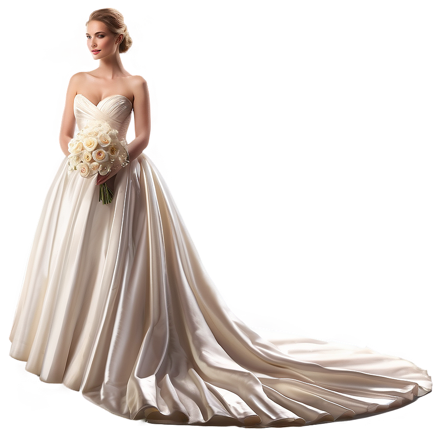 Elegant Wedding Dress Png Rnh24