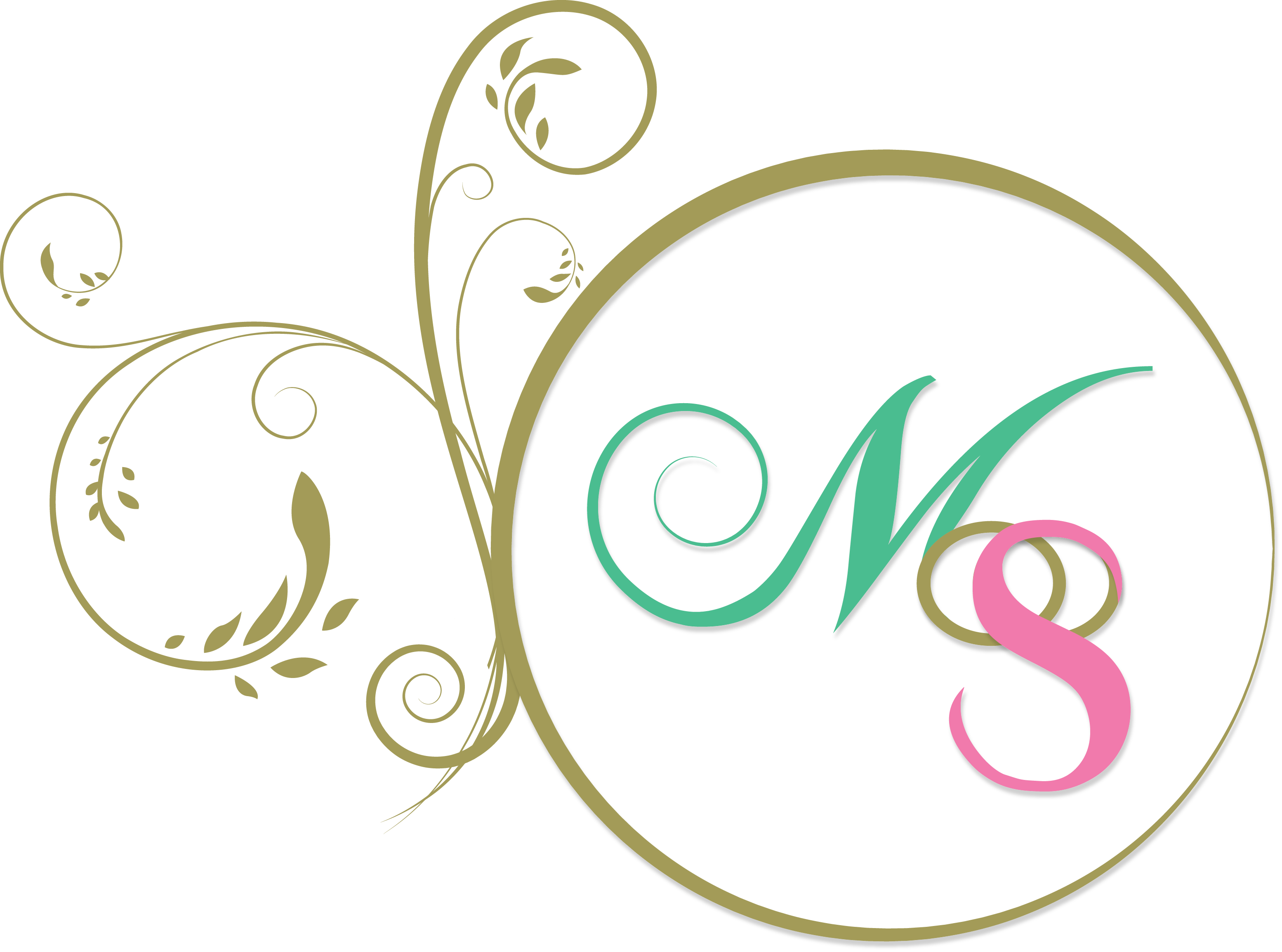 Elegant Wedding Monogram Logo