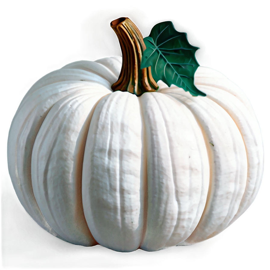 Elegant White Pumpkin Png 43