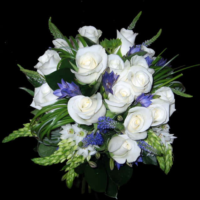 Elegant White Roses Bouquet