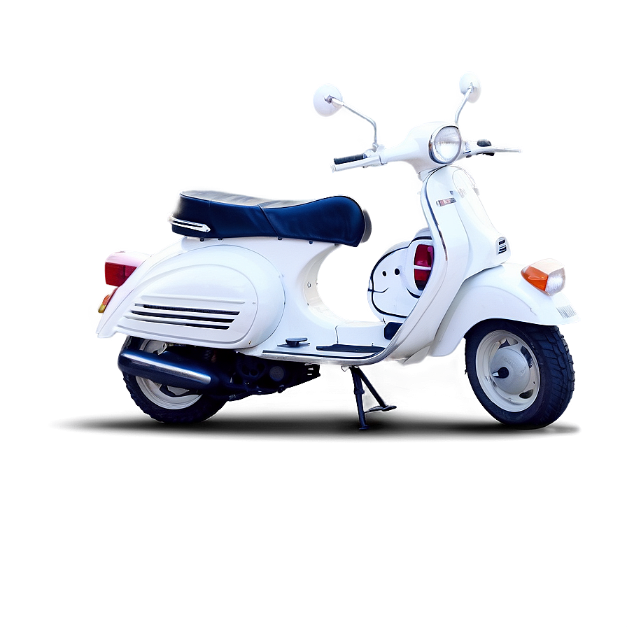 Elegant White Vespa Png 06252024