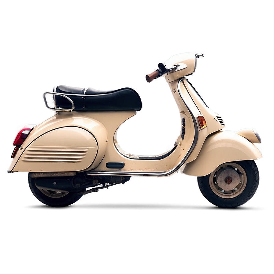 Elegant White Vespa Png Kgl