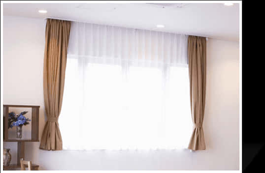 Elegant Window Curtains Interior