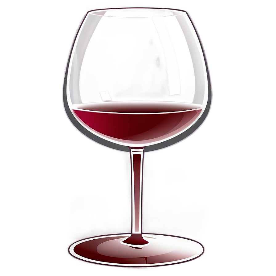 Elegant Wine Glass Clipart Png Wme91