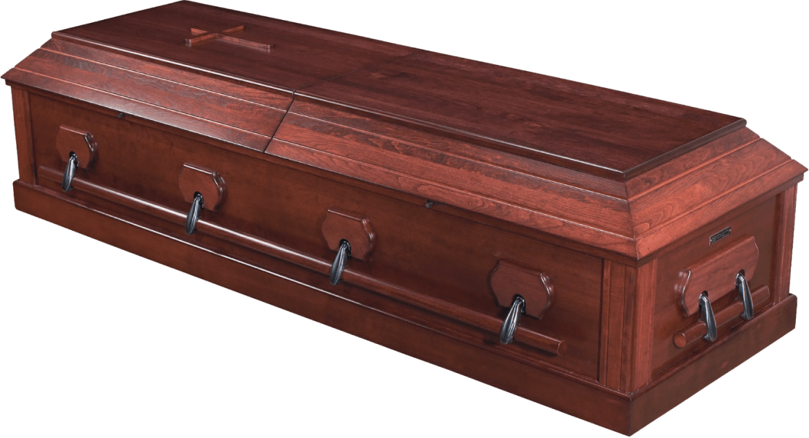 Elegant Wooden Casket