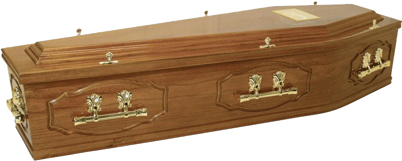 Elegant Wooden Coffin