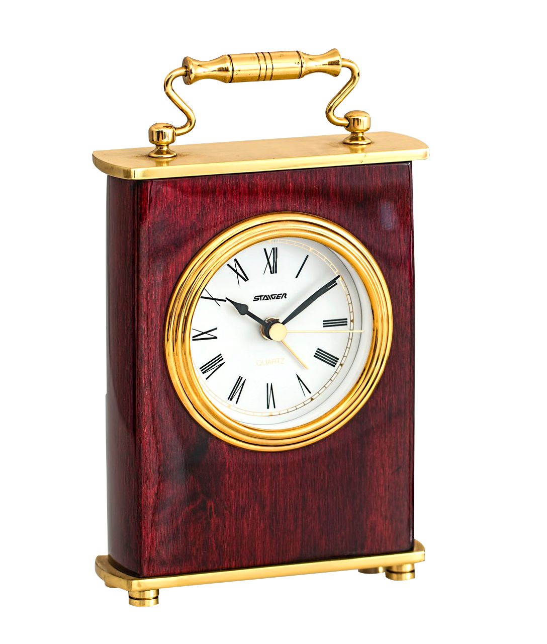 Elegant Wooden Desk Clock