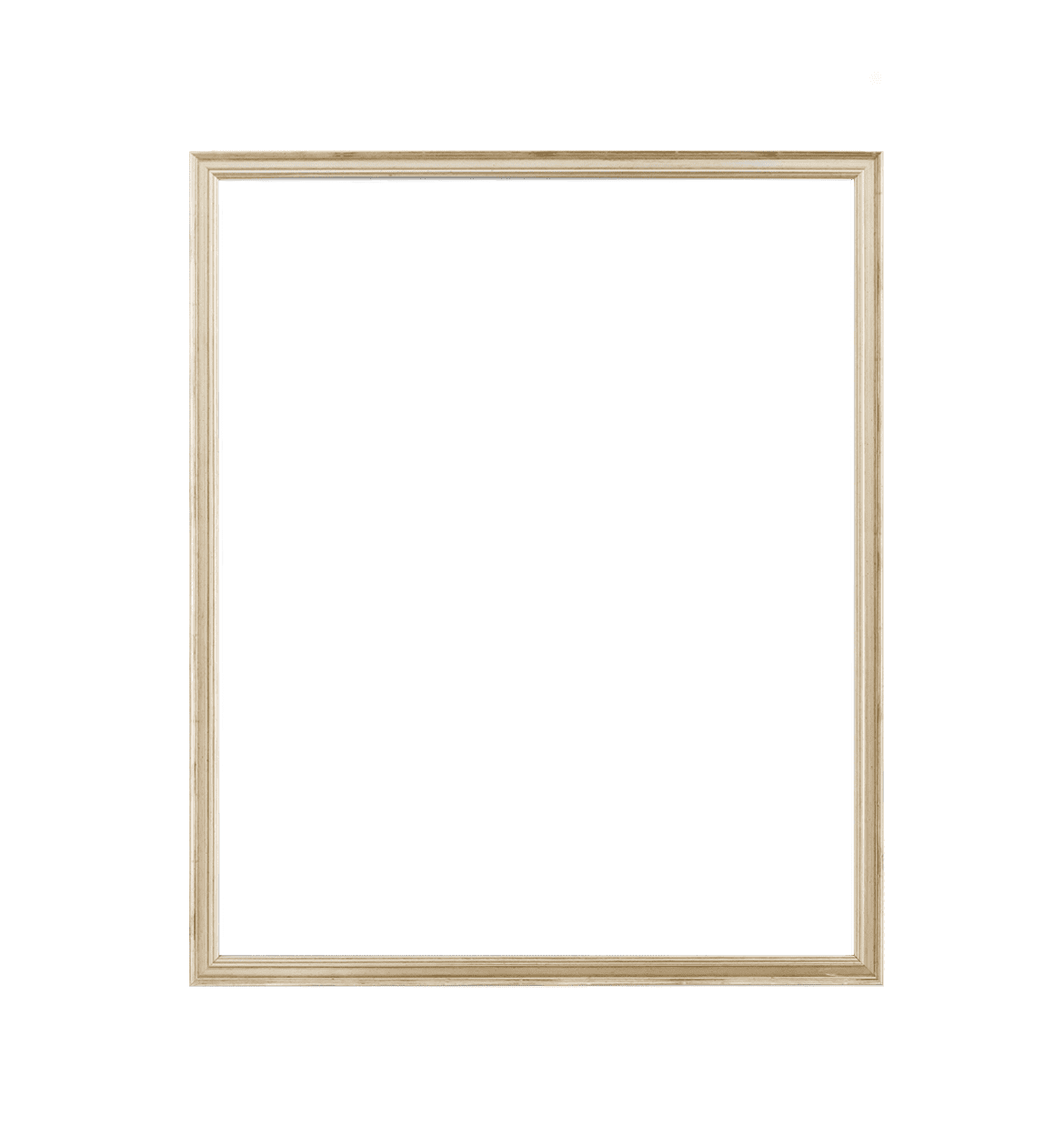 Elegant Wooden Frameon Plain Background