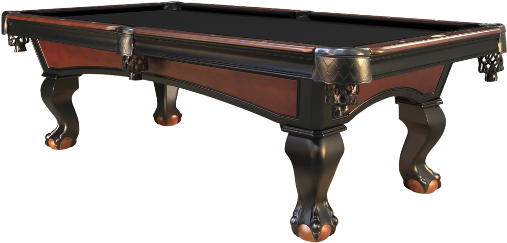 Elegant Wooden Pool Table