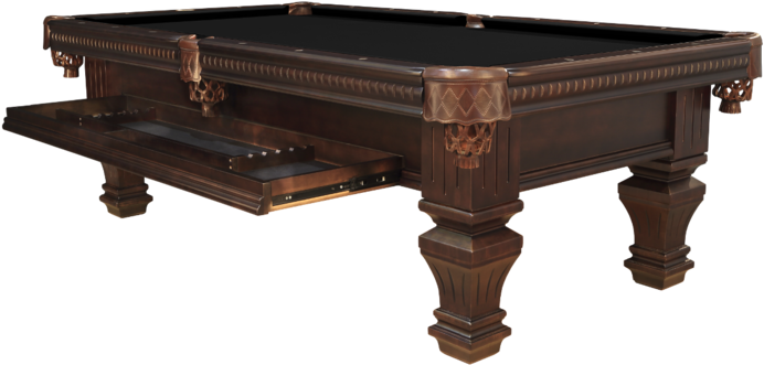 Elegant Wooden Pool Table