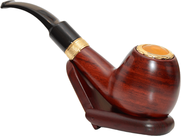 Elegant Wooden Smoking Pipe