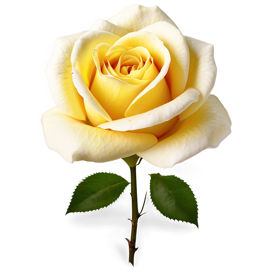 Elegant Yellow Rose Png Emp66