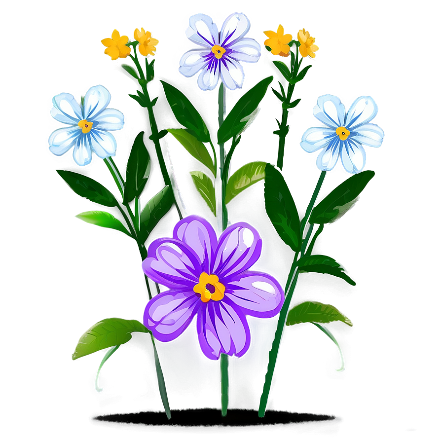 Elementary Flower Png 14